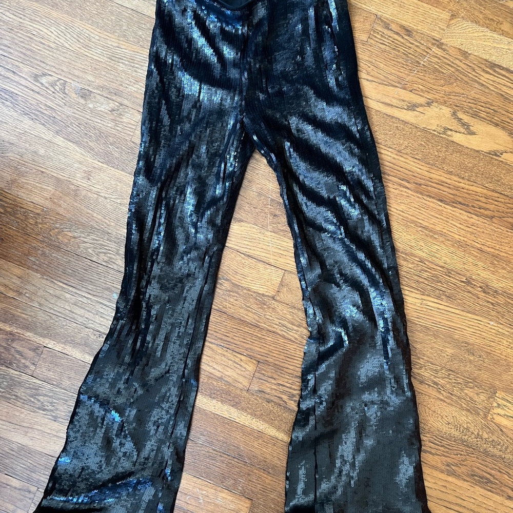 Future Collective Sequin pants. So fun and lots of stretch.